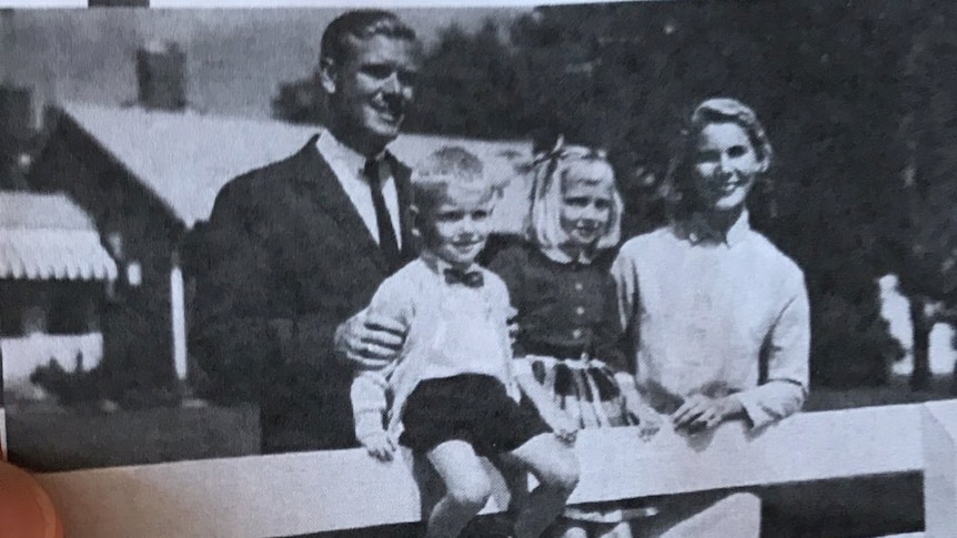 The pamphlet pictures a Caucasian family from the 1950s under the words stop white supremacy.