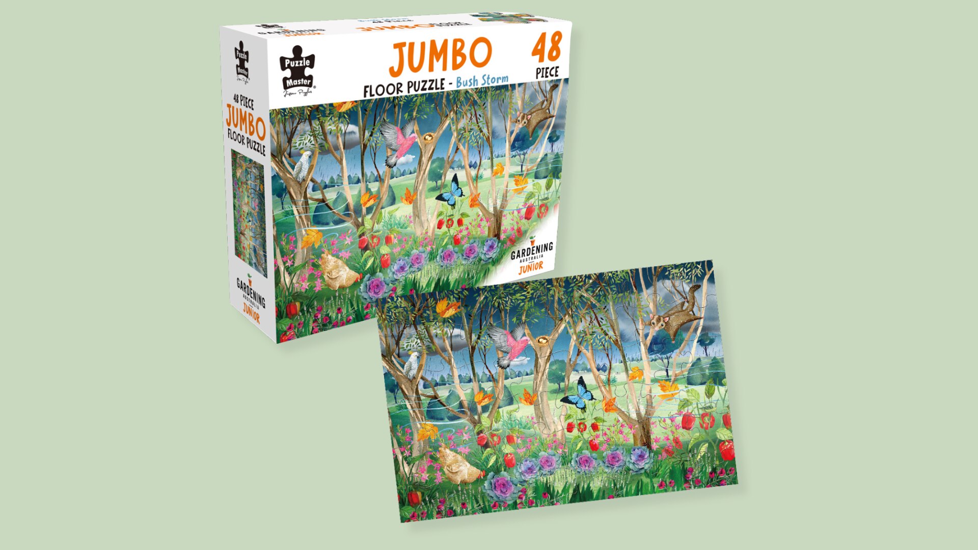 Gardening Australia Junior Jumbo Puzzle - 'Bush Storm'