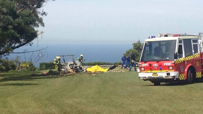 Fatal helicopter crash at Bulli Tops