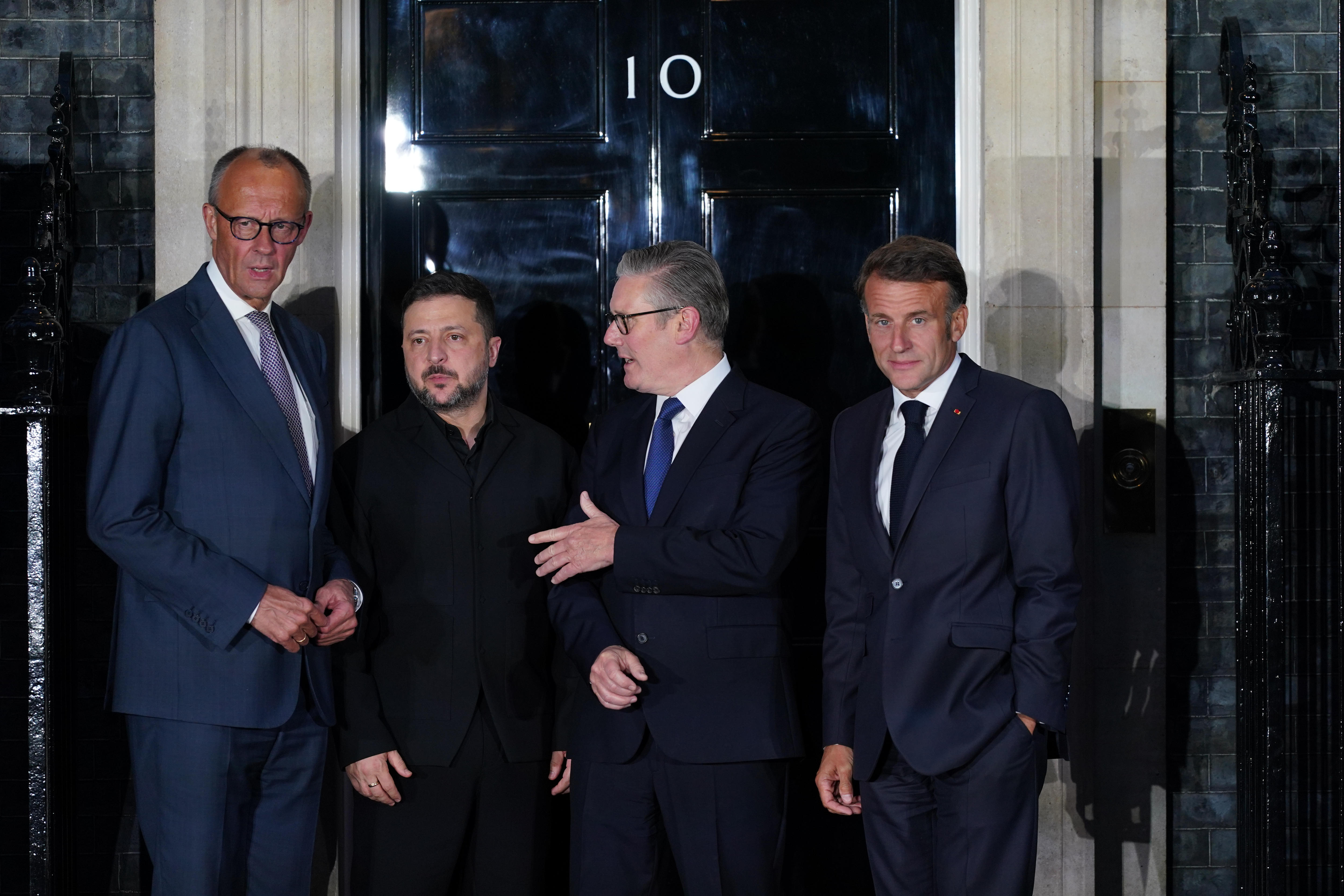 UK, France and Germany back Zelenskyy's call for meeting with Putin