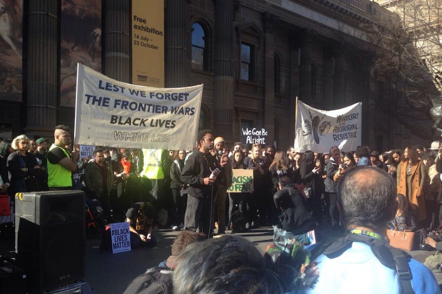 Black Lives Matter rally in Melbourne, July 17, 2016 6