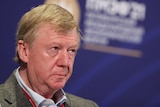 Anatoly Chubais, a special envoy of Vladimir Putin attends a session of the St. Petersburg International Economic Forum in 2021.