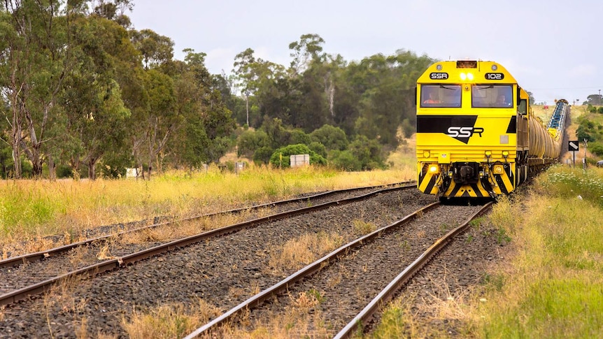 The biggest grain train in Australia