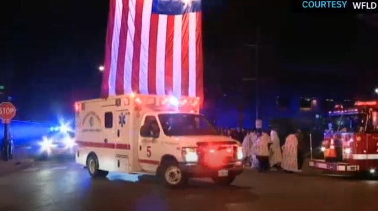 Procession for Chicago police