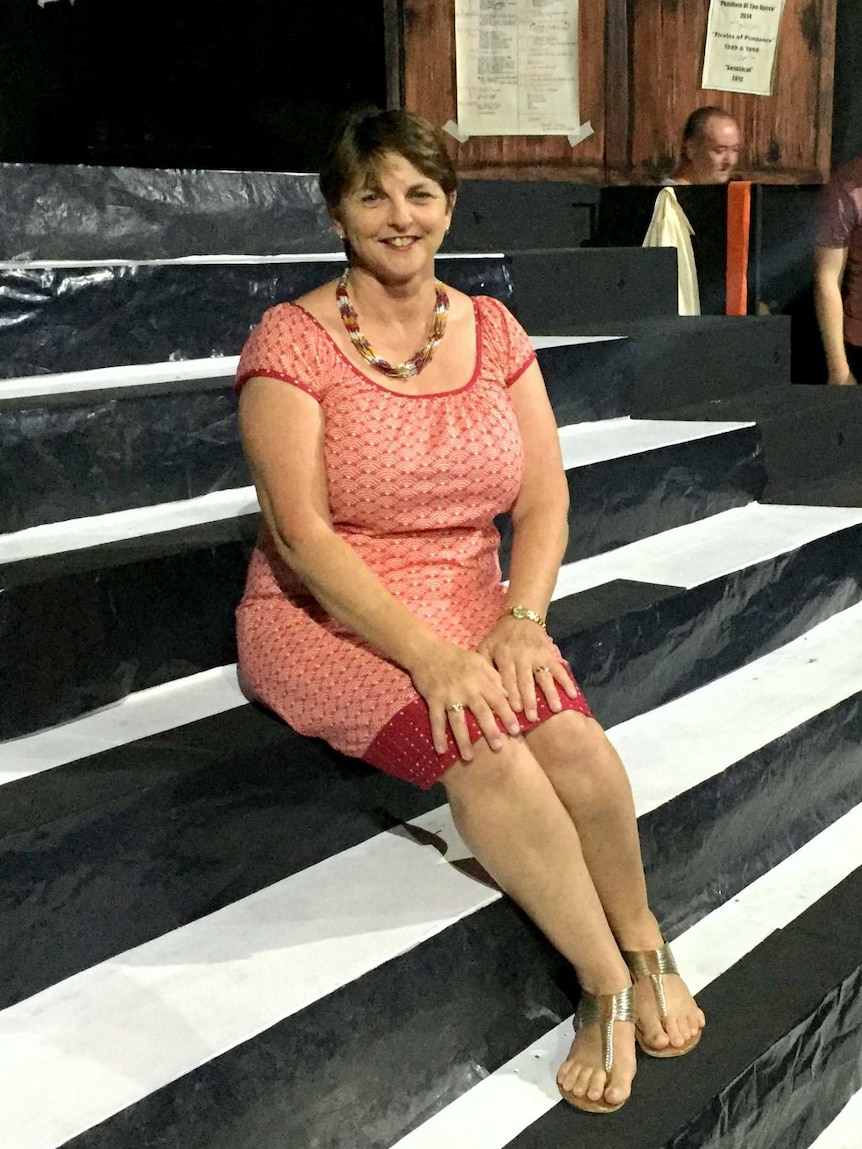 Leanne Hutchings at the rehearsal of Shirl's Choice in Budnaberg