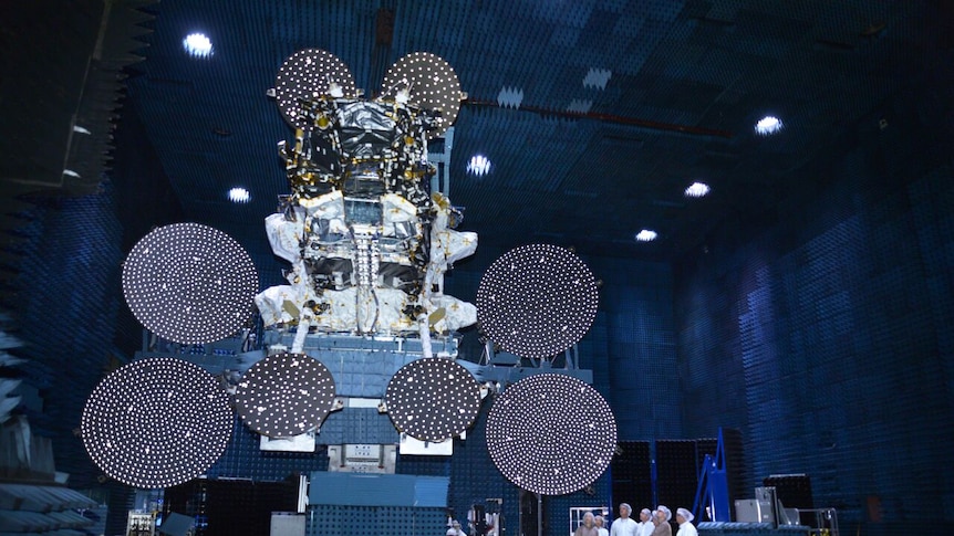 Sky Muster satellite designed to deliver broadband internet services to bush communities.