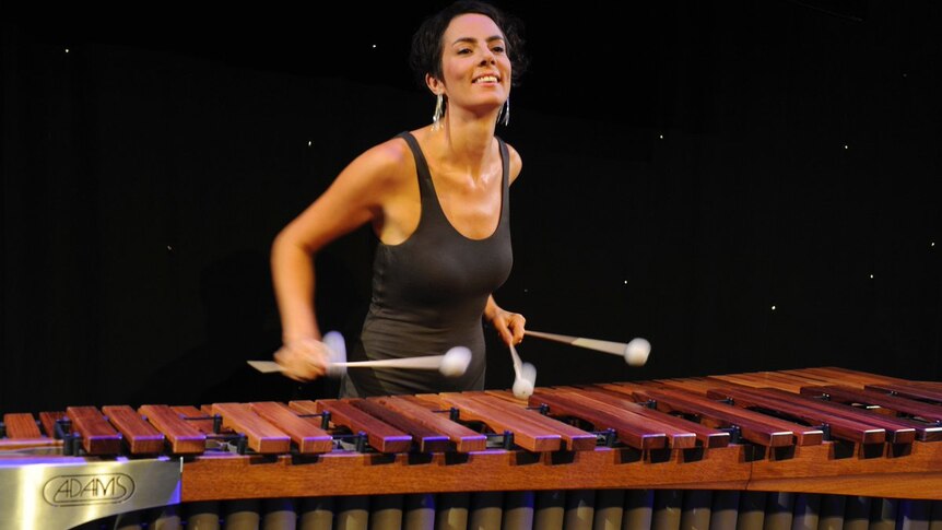 Percussionist Claire Edwardes
