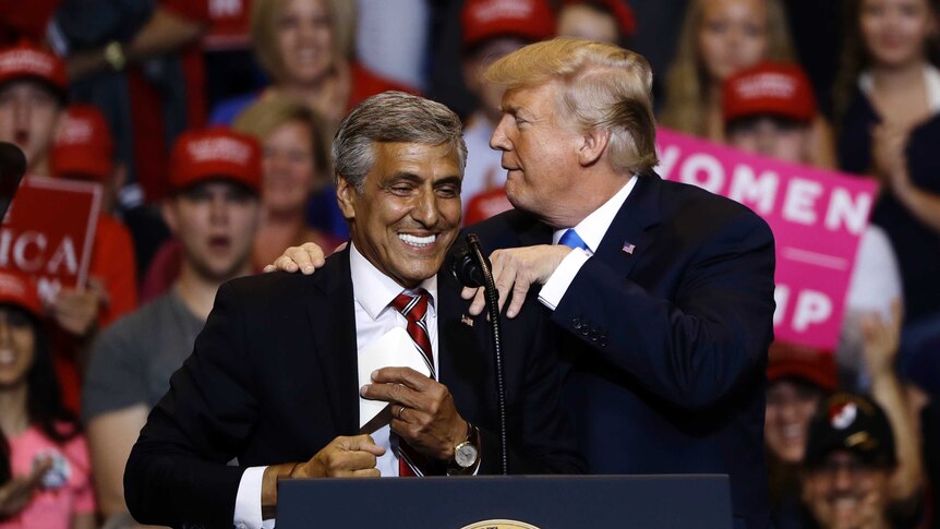 US President Donald Trump reiterates his immigration policy at Pennsylvania rally with candidate Rep. Lou Barlettaandidate.