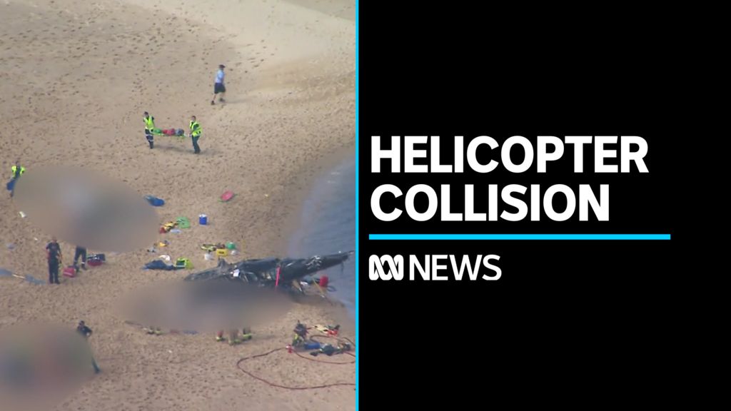 Two helicopters collide midair on the Gold Coast ABC News