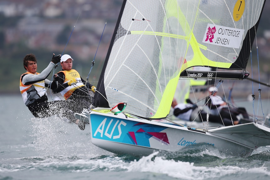 Outteridge and Jensen take to the water