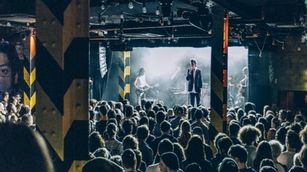 A band perform inside the Oxford Art Factory