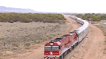 The Ghan leaves Adelaide on its inaugural journey