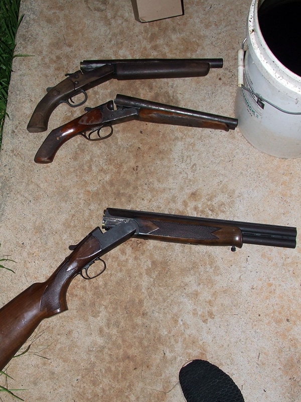 NT Police allegedly seized these weapons during a raid.