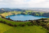 The Blue Lake at Mount Gambier