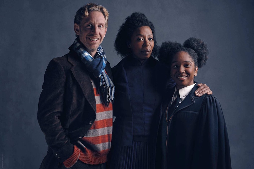 Ron, Hermione and Rose Granger-Weasley