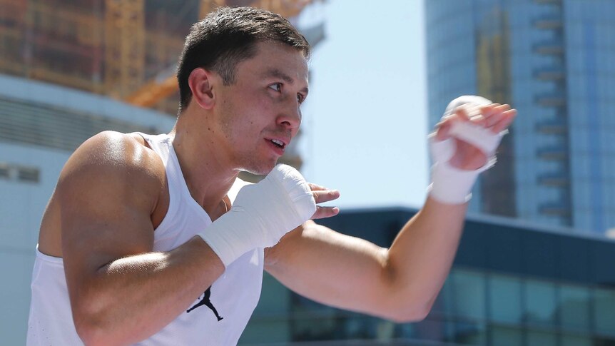 Gennady Golovkin training