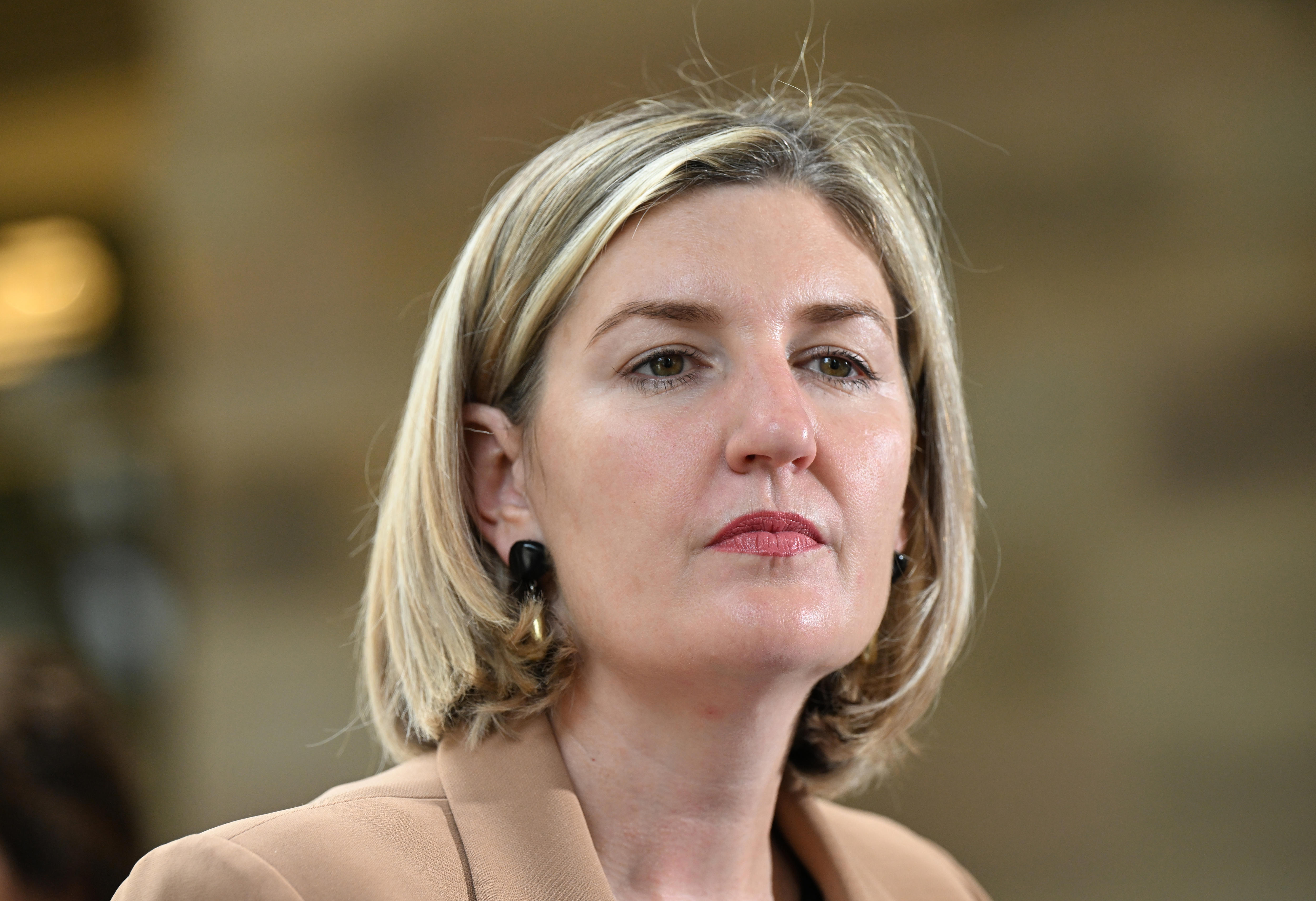 Un primer plano de la cara de Shannon Fentiman.