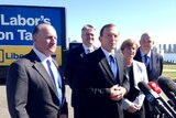 Tony Abbott and colleagues launch WA senate election campaign