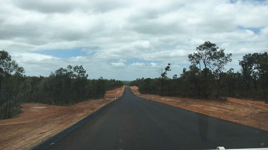 A sealed section of the Peninsula Developmental Road on Queensland's Cape York.