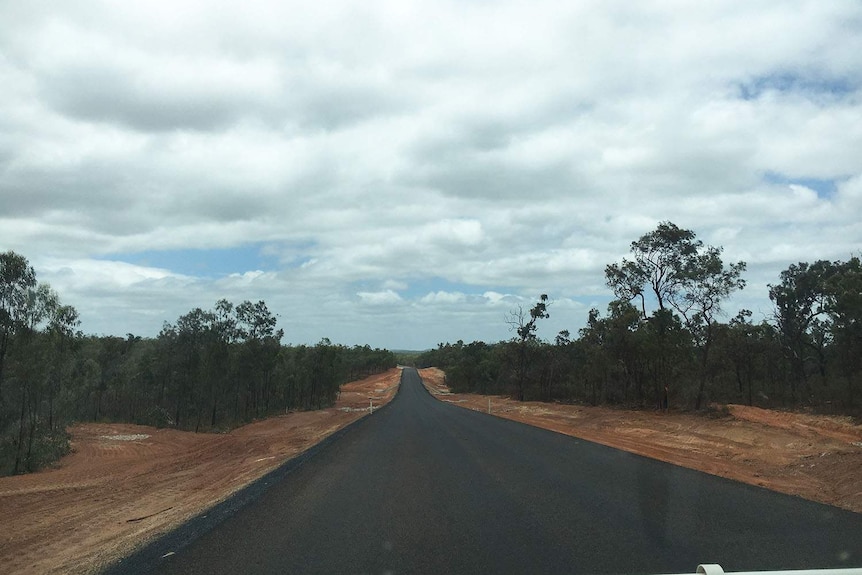A sealed section of the Peninsula Developmental Road on Queensland's Cape York.