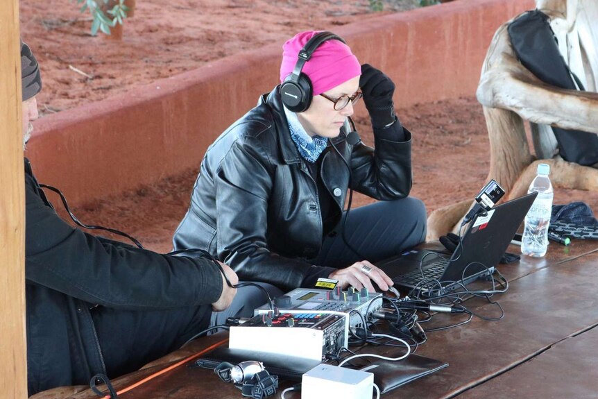 Sabra Lane presents AM from an outside studio near Uluru.