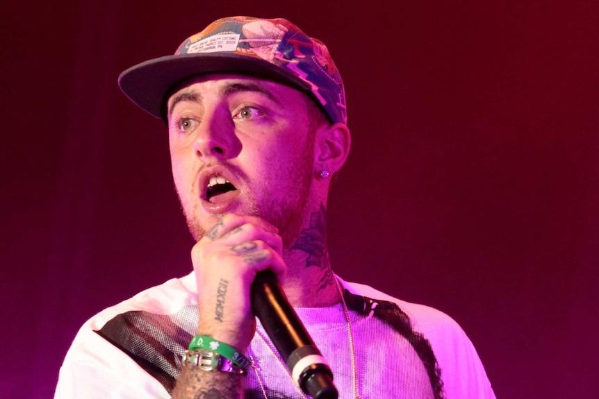 Mac Miller performing