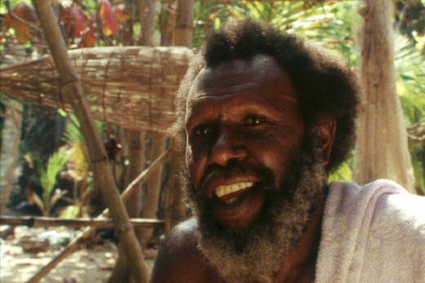 Eddie Koiki Mabo at Las, Murray Island 1989.