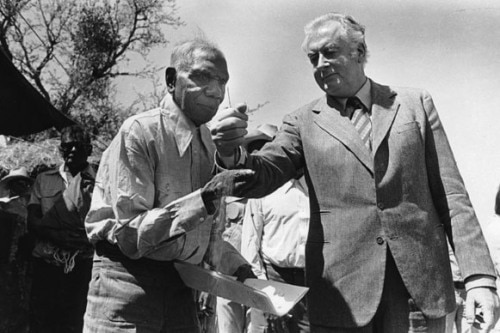 Vincent Lingiari and Gough Whitlam