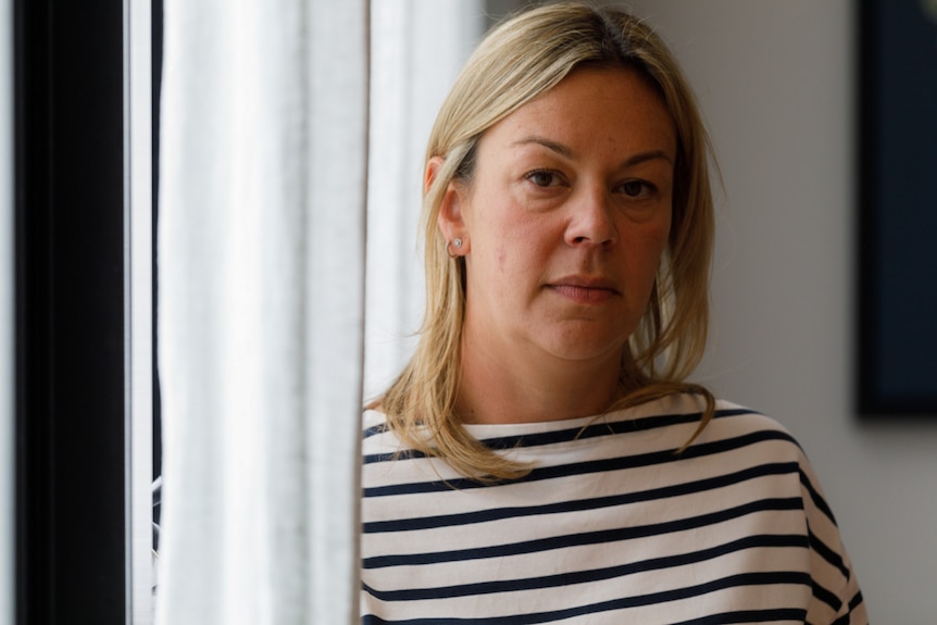 a portrait photo of Angela Pucci Love taken at her home in Melbourne.