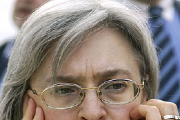 Russian human rights advocate, journalist and author Anna Politkovskaya