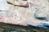 This sailing ship at Nanguluwur was painted by traditional owners during their first contact with European settlers in the 1800s