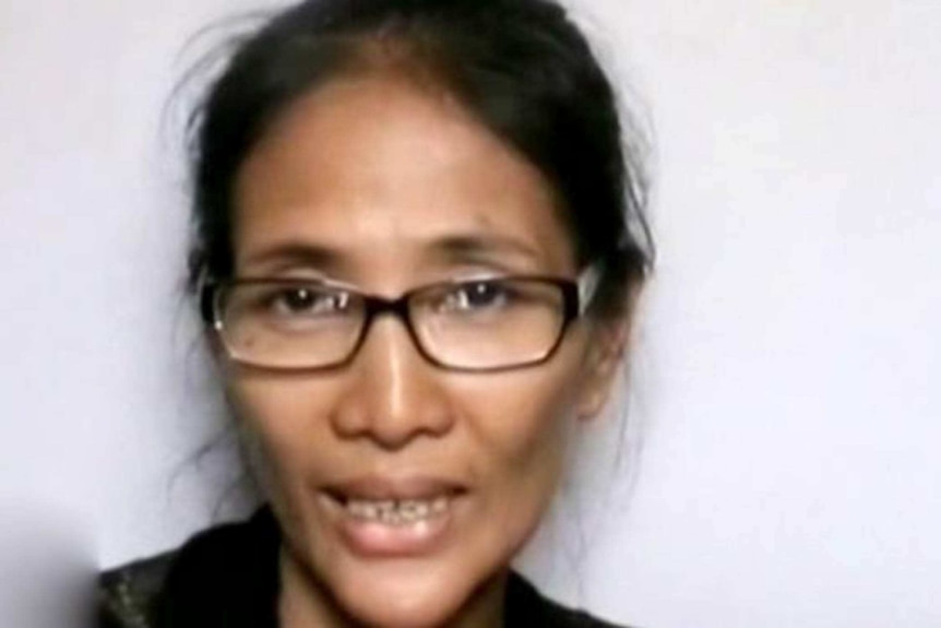 Nining Sukarni, the mother of murder victim Mayang Prasetyo.