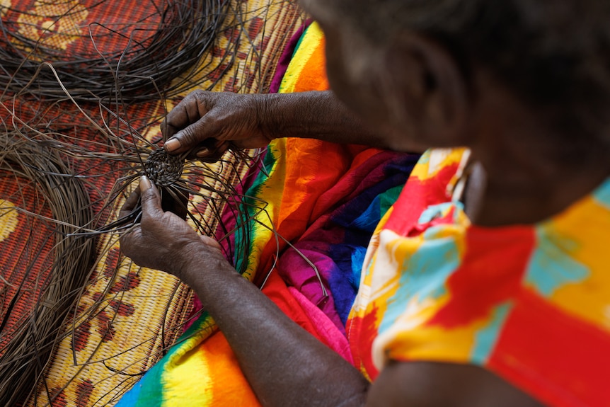 Artist  Margaret Rarru Garrawurra