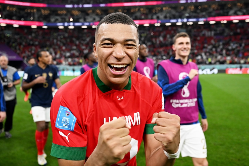 A WORLD CUP SEMIFINAL WILL PIT FRANCE AGAINST MOROCCO WITH FRIENDS KYLIAN MBAPPE AND ACHRAF HAKIMI ON OPPOSITE SIDES