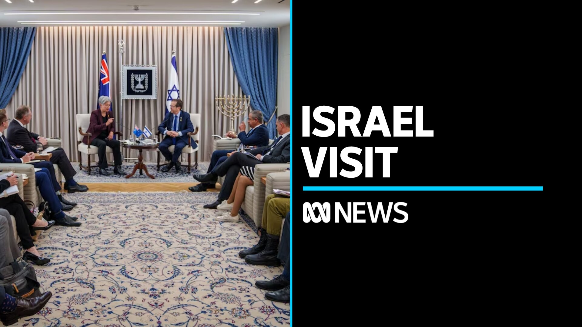Foreign Minister meets Israeli officials and hostages' families - ABC News