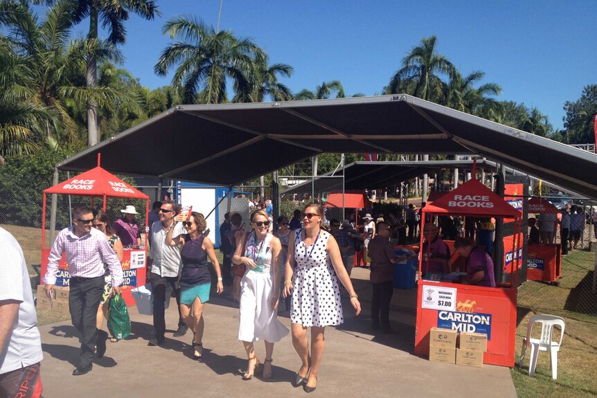 Up to 20,000 people were expected to attend the Darwin Cup