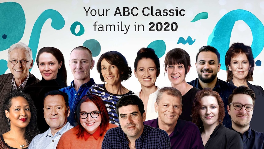ABC Classic's 202 presenters compiled together in a single image.