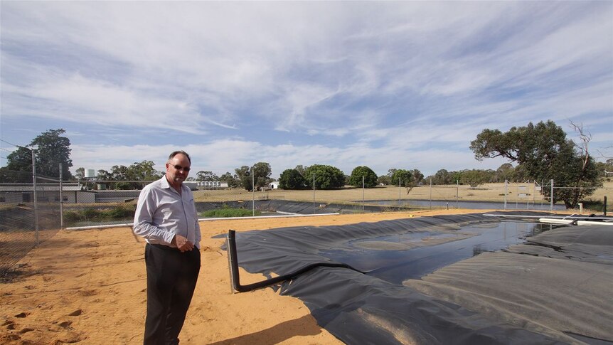 Covered ponds like these prevent methane escaping into the atmosphere