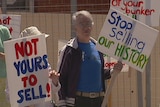 Sale of Fort Largs protest