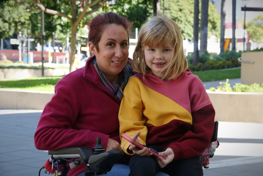 Elisha Matthews and her granddaughter