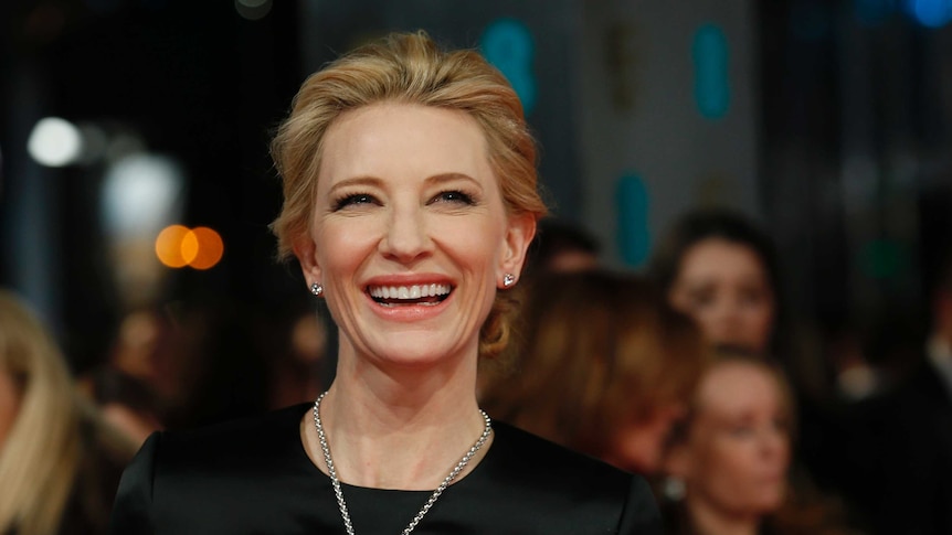 Cate Blanchett arrives at the British Academy of Film and Arts awards ceremony