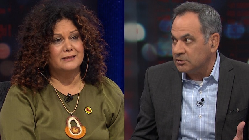 Malarndirri McCarthy tells of 'disempowering moment' as she makes emotional plea for Voice against 'no' advocates on Q+A