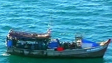 Asylum seeker boat (ABC TV)