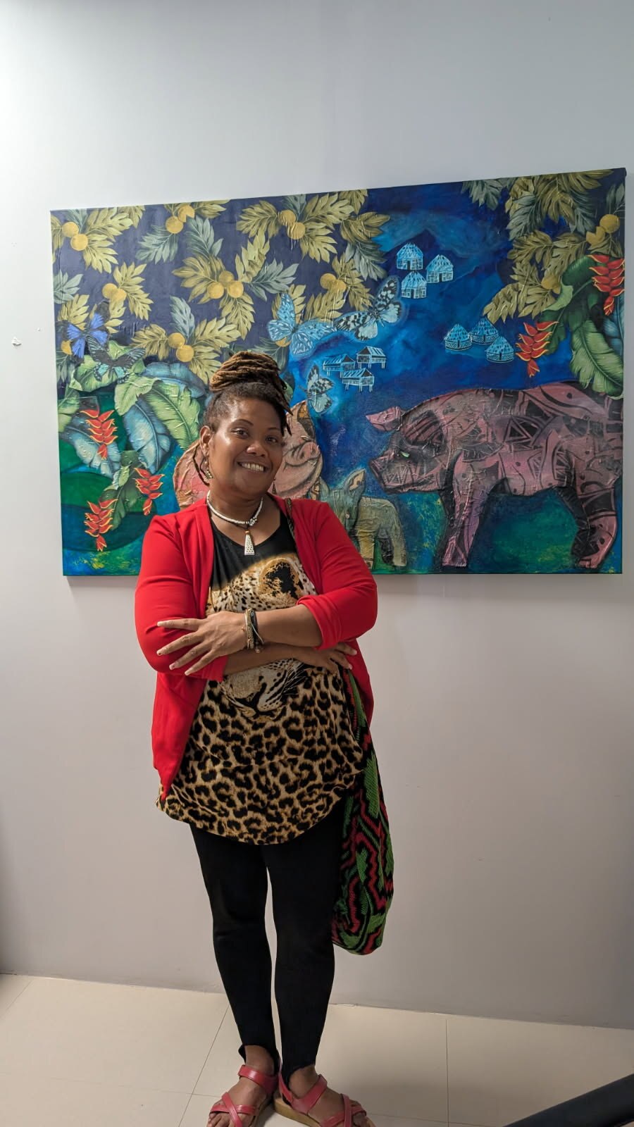 Continuing the remarkable journey of one of Papua New Guinea's most distinguished female artists, Gazellah Bruder
