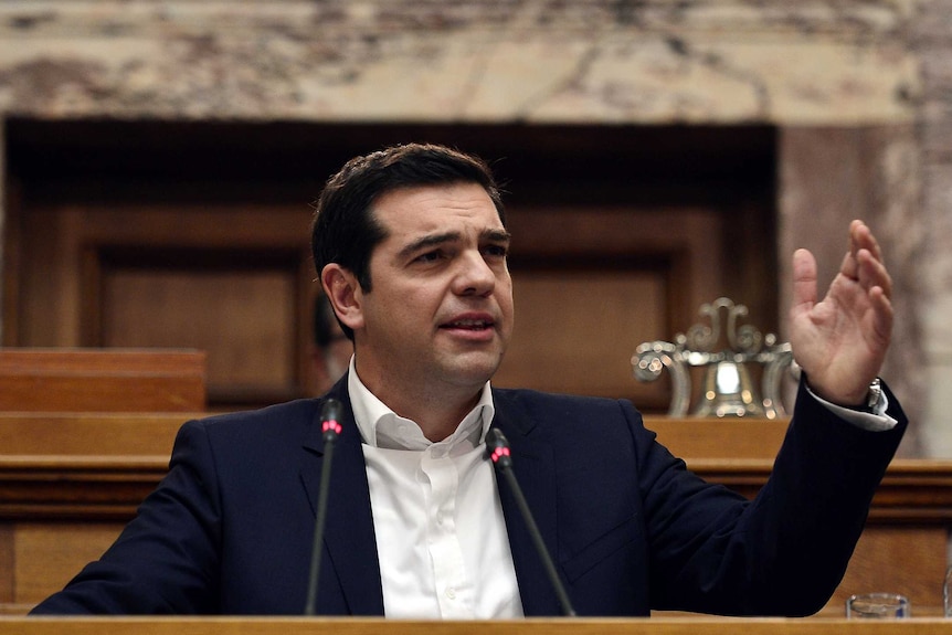 Greece's prime minister Alexis Tsipras