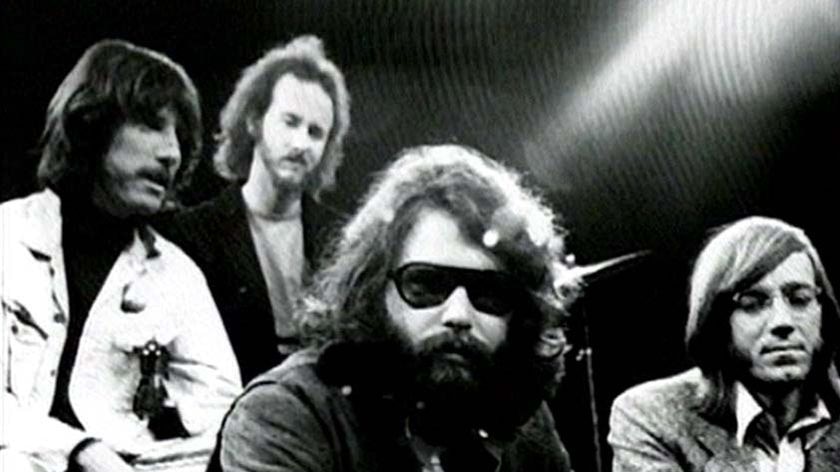Fans want Jim Morrison (front) pardoned for an indecent exposure offence
