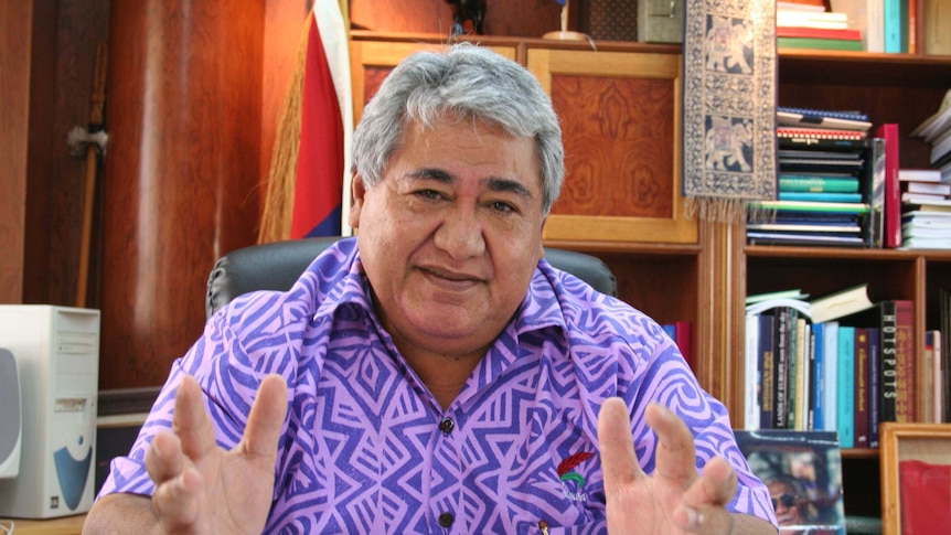 Samoan Prime Minister Tuilaepa Sailele
