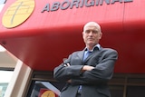 Peter Collins standing outside the Aboriginal Legal Service
