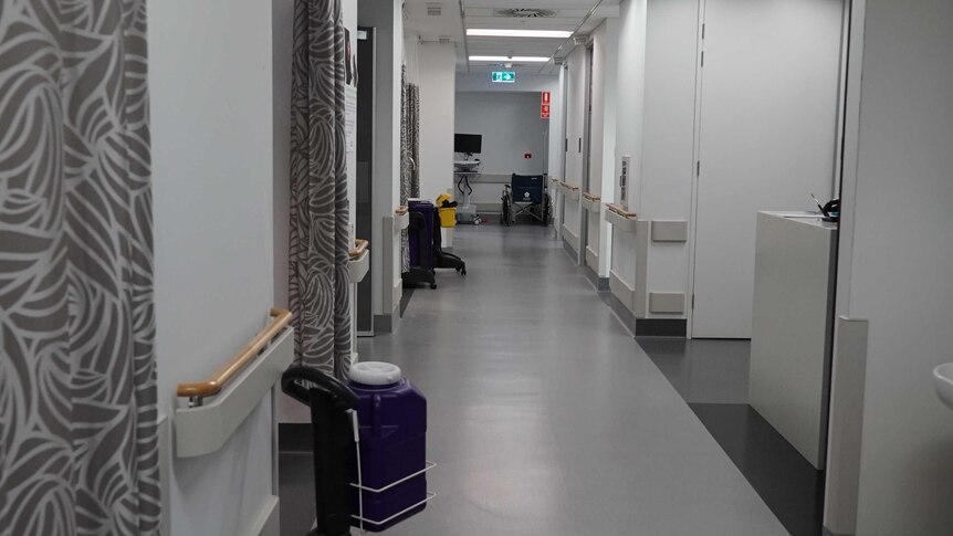 An aisle of the chemo ward at Chris O'Brien Lifehouse