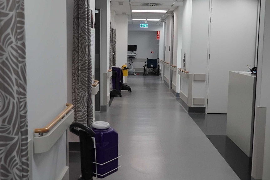 An aisle of the chemo ward at Chris O'Brien Lifehouse